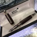 Extra Large Montblanc Meisterstuck Brown Wood Fountain pen 149 - XL_th.jpg